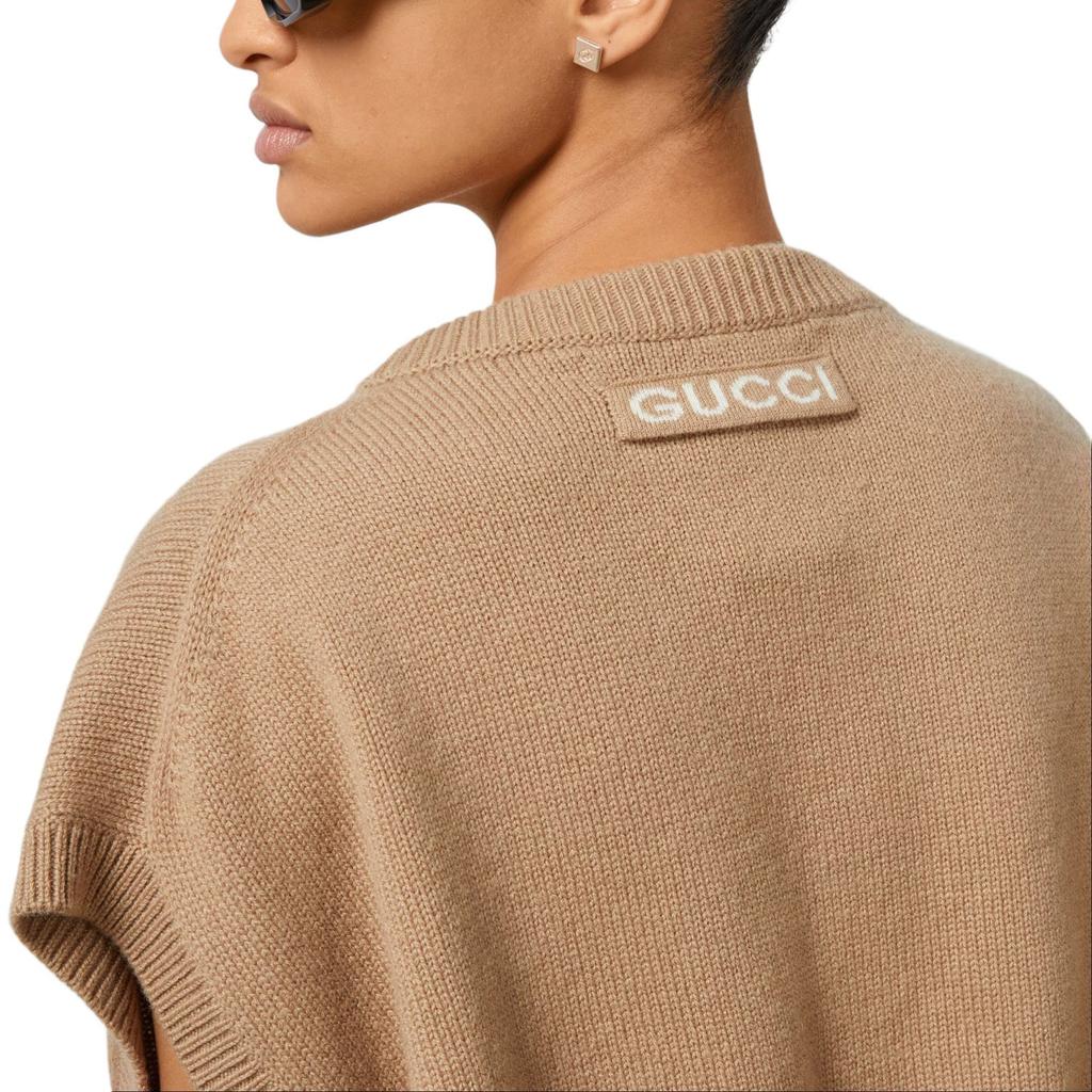 GUCCI Open Back Fine Ribbed Top 773568-XKDUV-2602
