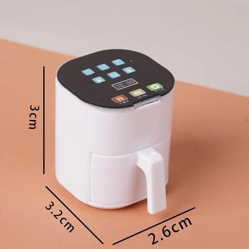 1/12 Dollhouse Simulation Miniature Kitchen Appliances Miniature Dollhouse Air Fryer Beverage Machine Oven Rice Cooker Ornaments