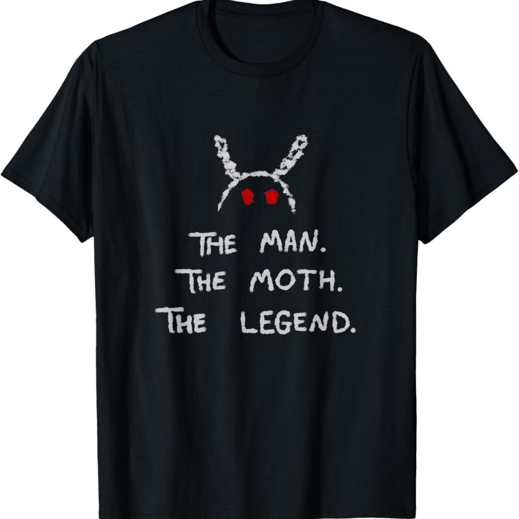 The Man The Moth The Legend Mothman Graphic Tee Mens Casual Cotton Round Neck Tshirt