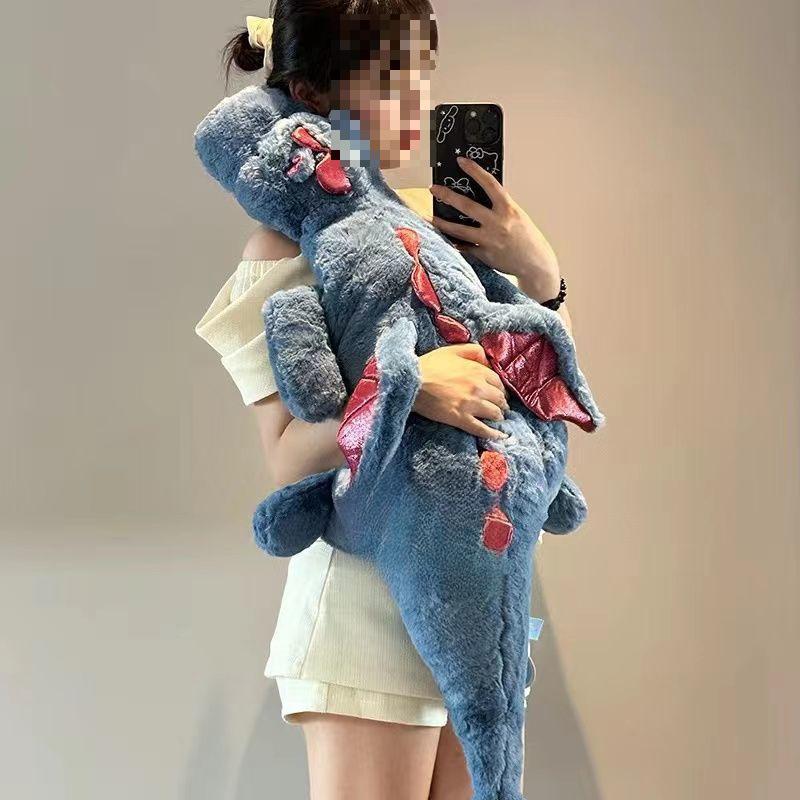 Cute doll little flying dragon sleeping throw pillow dinosaur plush toy sleeping doll birthday boudoir