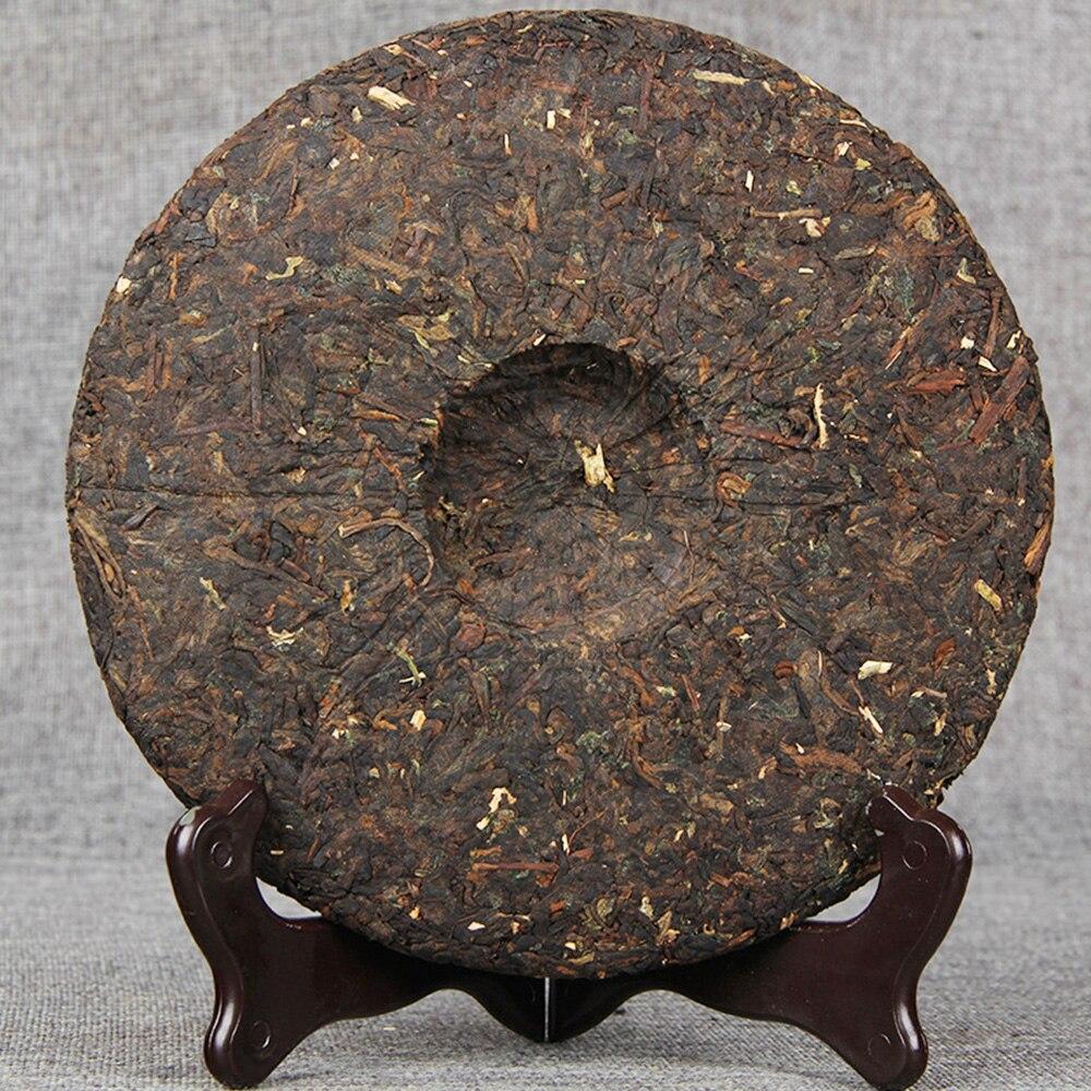 2021 Menghai Glutinous Rice Fragrant Ripe Pu Er Tea Yunnan Qi Zi Bing Shu Puerh Tea 357g