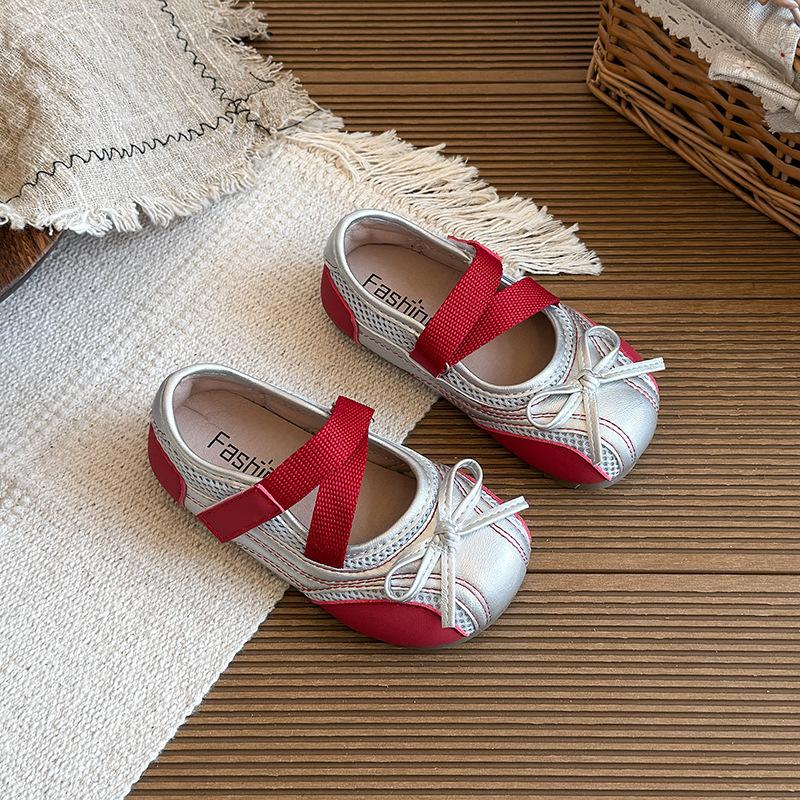 

Fashion Loafers ShoeSpring New Korean Edition Child Soft Single Shoes Retro Girl Anti Slip Versatile Daily Bean Leather Shoe 36