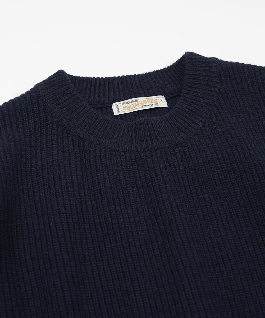 FRIZMWORKS Kangaroo Round Pullover Knit _ Navy