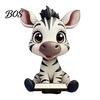 Cute Animal Shaped Eyewear Organizer Glasses Holder, Wooden Cat Dog Panda Fox Eyeglasses Desktop Holder Cartoon Eyeglass Stand Ornament Gift for Kids