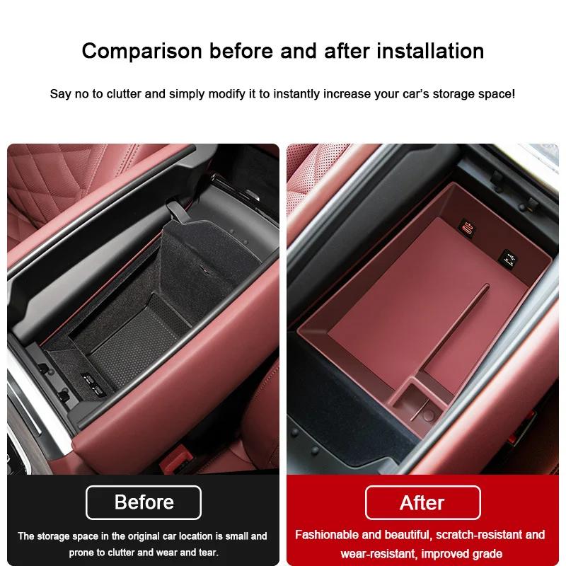 For BMW G30 F90 G01 G02 G05 F30 F80 G20 3 4 5 Series X3 X4 X5L 6GT I3 I5 Ix3 Centre Console Armrest Storage Box Organizer Tray
