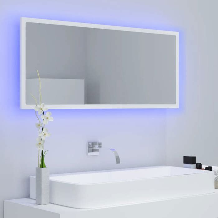 VidaXL LED Bathroom Mirror, Makeup Mirror, Vanity Mirror, Home Interior Toilet Decoration, 804940