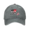 GR Unisex Style Baseball Cap Distressed  Hats Cap Retro Outdoor All Seasons Travel Adjustable Fit Sun Cap
