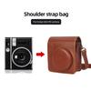 Protective Case Cover with Removable Adjustable Strap Camera Shoulder Bag PU Leather Portable for Instax Mini 40 Instant Camera