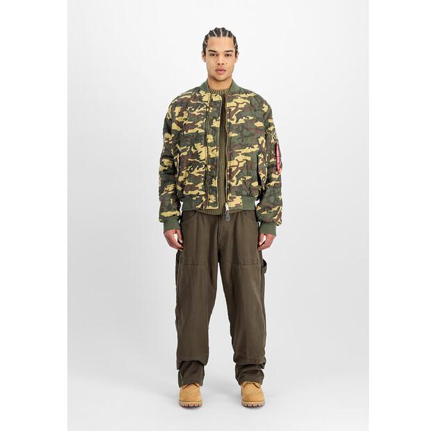 Куртка Alpha Industries MA-1 Стеганый камуфляжный бомбер