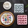 Creative 3D Nut Silicone Mold Walnut Almond Cashew Hazelnut Fondant Cake Chocolate Mold Cake Decoration Accessories Baking Tool