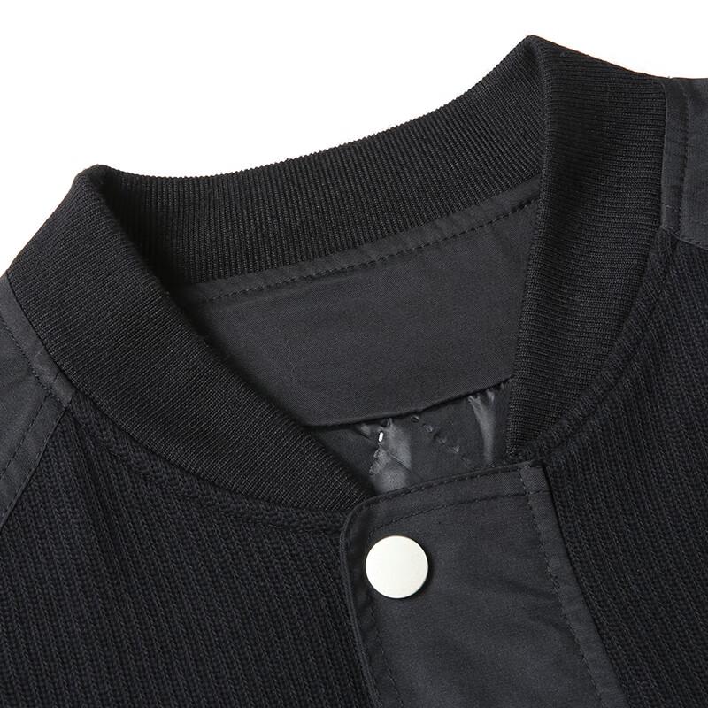 Dibinze Men's Plus Size Padded Baseball Jacket