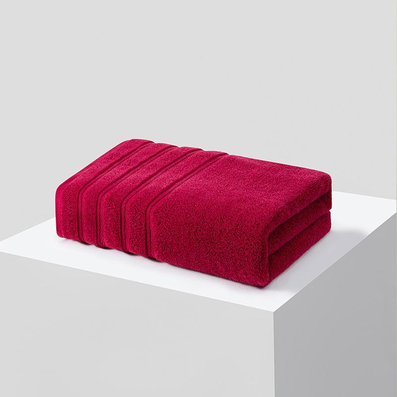 Yougang Multi-color Pure Cotton Bath Towel Square Towel Household Plain Color A Soft Absorbent Gift Three-piece Set