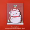 Creative Cartoon Christmas Sticky Notes - Festive Student Gift & Message Stickers, Perfect for Christmas Activities & High-Value Stationery Gifts