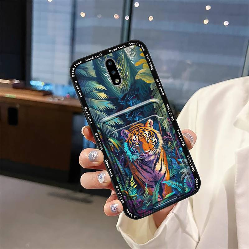 Cartoon Cute Phone Case For Nokia 2.3 Graffiti Card Bag Waterproof Fashion Design Dirt-resistant Card Slot Full Wrap TPU