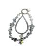 Pvc Starfish Pendant Phone Chain With Double Layer Chain For Women And Men