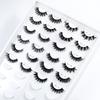 New Wet Spikey Lashes Makeup D Curl Russian Strip Fake Eyelashes Cosplay Natural Full Strip Lashes Supplies