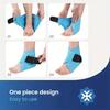 1pcs Ankle Ice Pack Wrap/ Cold or Hot Reusable Gel Cold Compression for Foot, Ice Wrap for Feet, for use on Feet and Ankles