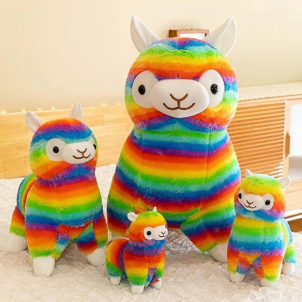 Rainbow Alpaca Doll 10" Soft Baby Stuffed Animal Toy Valentine's Day Birthday Xmas Christmas Wedding Anniversary Presents Gifts