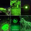 YZYOE Rechargeable Green Light Tactical Green LED Hunting Light Kit with Universal Picatinny Track Mount and Pressure Suitable for Night Flashlight,