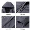 Jeep Men's Hooded Casual Windbreaker Jacket