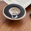 Ring Irregular C-type Niche Personality Design Sense Index Finger Ring, Light Luxury Temperament Fashion Ring Woman