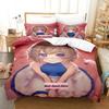 New Kawai Iwanaga Kotoko Beding Set Single Twin Ful Quen King-Sized Dimensionsd Dimensions Bed Linen Set Adult People Kid Bedrom Duvetcover Sets Anime