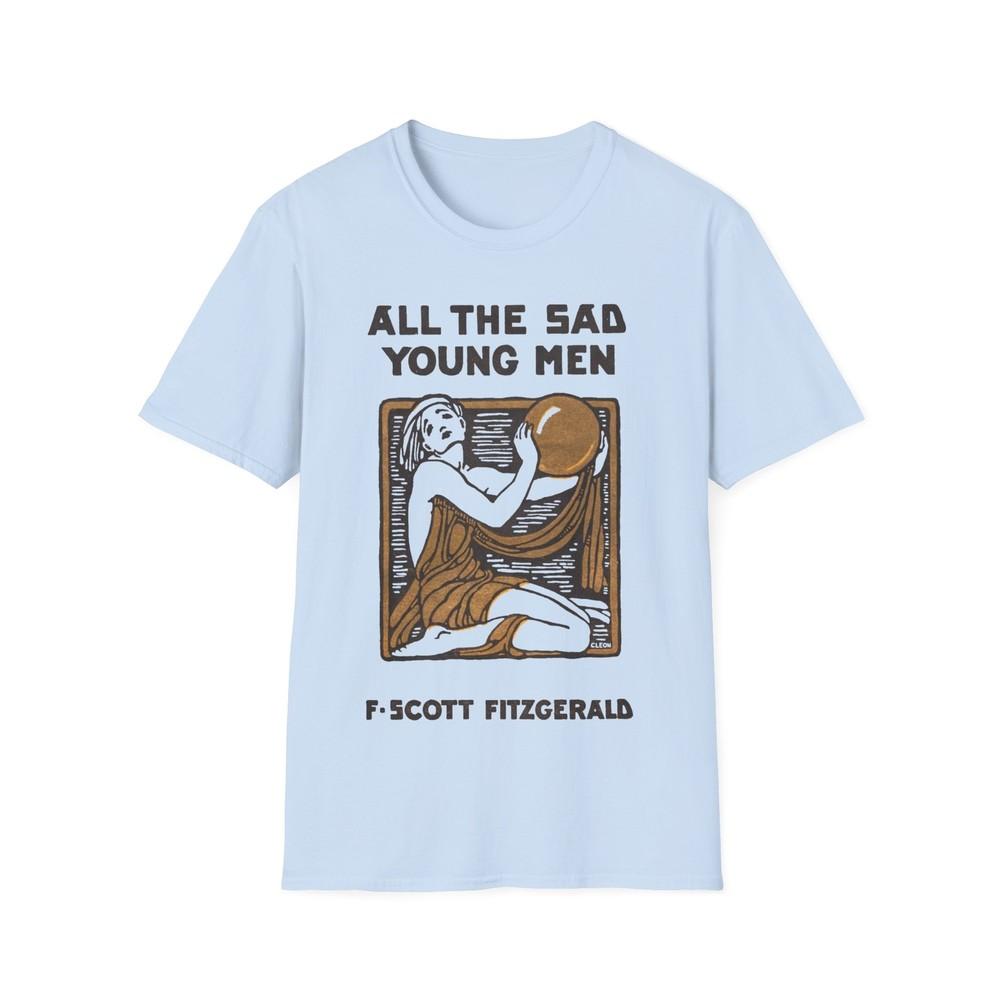 

1926 f. scott fitzgerald book cover by cleo damianakes tshirt XL