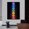 Abstract The Seven Chakras 7 Chakras Kundalini Yoga Zen Posters Prints Canvas Painting Wall Art Picture Living Room Home Decor