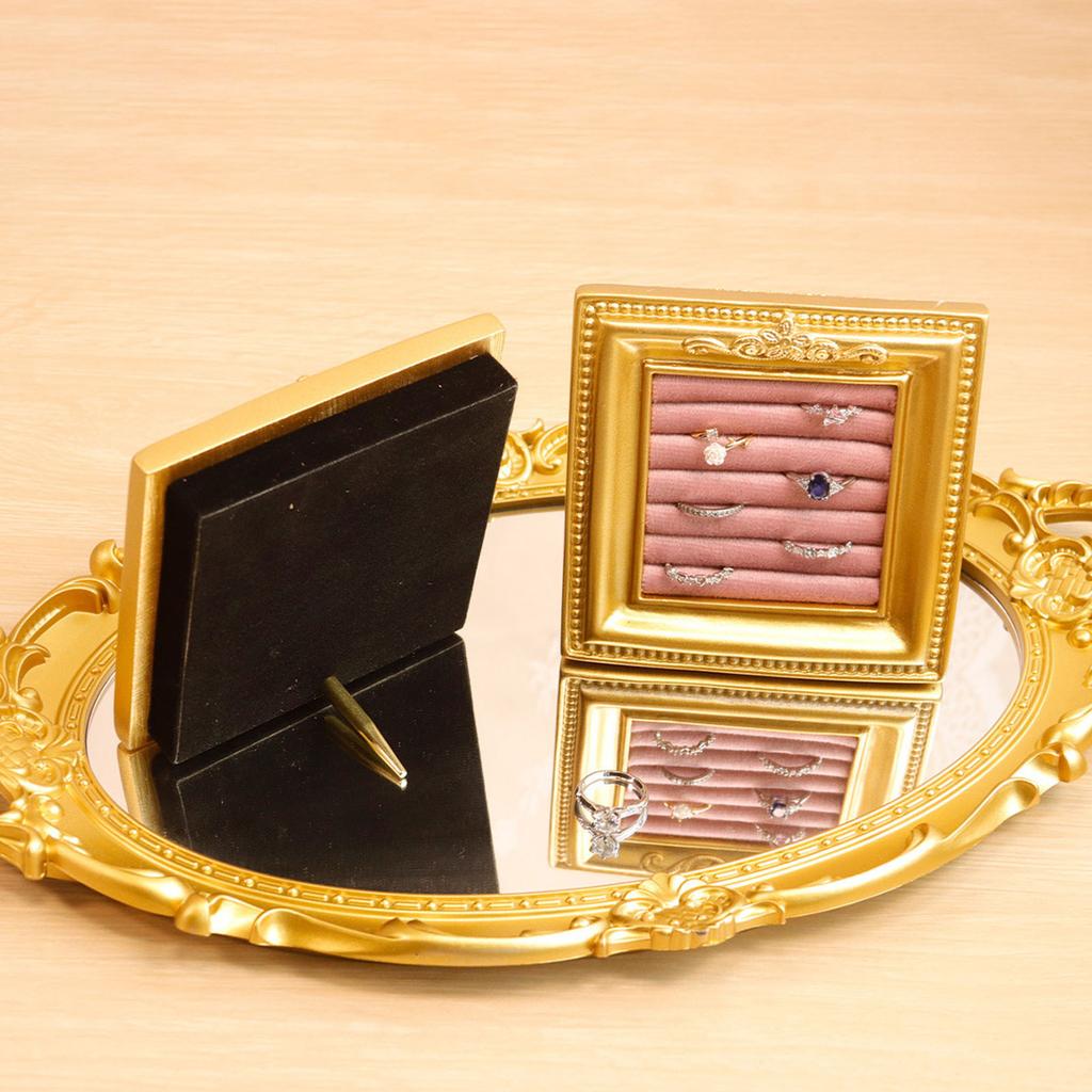Artful Decorative Jewelry Showcase Suitable for Home Decors and Jewelry Storage Multilayer Design Open Access Vintage