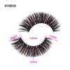 3 Pairs High Quality Strip Lashes Handmade Natural for Fluffy Mink Lashes Custom Logo Box Packaging