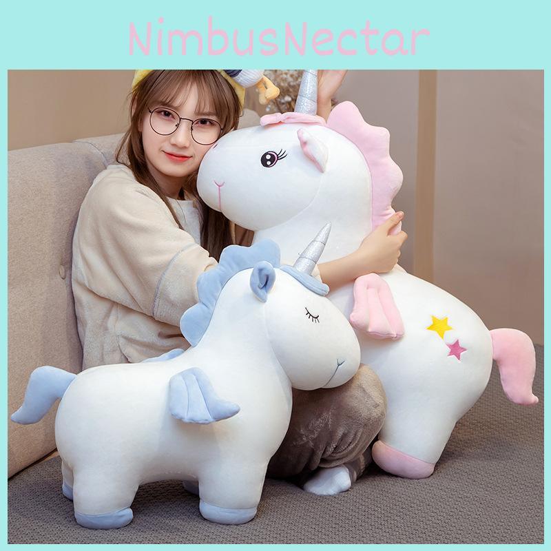 Adorable Unicorn Plushie Toy Cute Cartoon Doll Girls Sleep Birthday Present