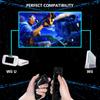 Remote Controller and Nunchuck for Wii/Wii U with Silicone Case and Wrist Strap