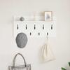 Wall Mounted Nightstand White 80 X 40 X 12 Cm Engineered Wood