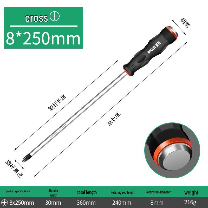 Multi-Function Screwdriver Tool Set: Cross-Head, Slotted, Torx, Flat-Head, Hammer-Compatible
