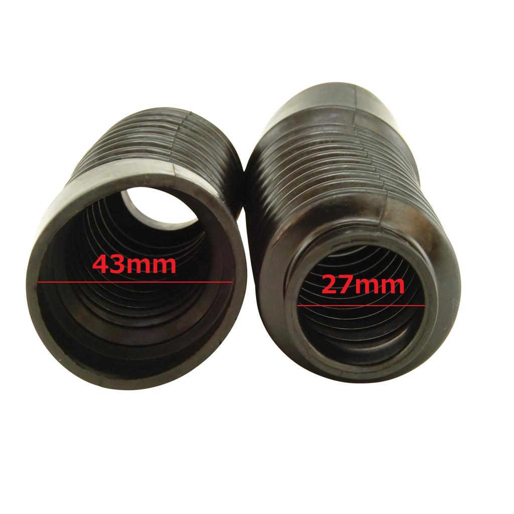 Ager NBR 27mm Short Universal Front Fork Boot Cover Set of 2