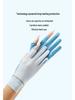 Women's Summer UV Protection Ice Silk Fingerless Gloves - Breathable, Touchscreen, Cycling, Electric Vehicle Safe