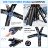 Magnetic Mini Selfie Stick Tripod for Cellphone with Extension Rod Wireless Remote, Fill Light Option, for Smartphone Vlog Shoot