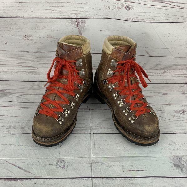 Austria STEINKOGLER Trekking Boots 22.5 Dark Brown Vibram Sole Women(USED)
