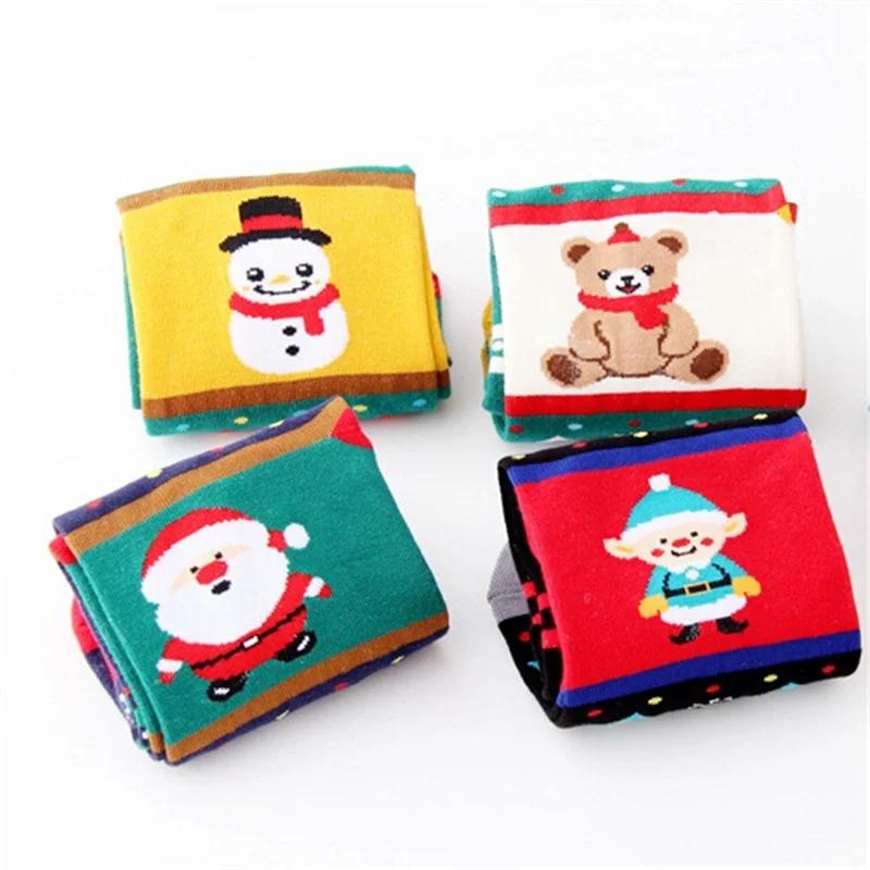 Winter Autumn Women Cotton Cartoon Pattern Socks Female Girl Cute Warm Funny Socks Christmas Gifts