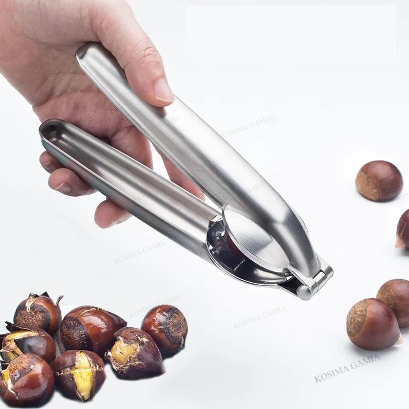 Chestnut Opener Cross-cut Shelling Machine Raw Chestnut Clip Can Opener Gadgets Walnut Shell Opener Household Kitchen Tools