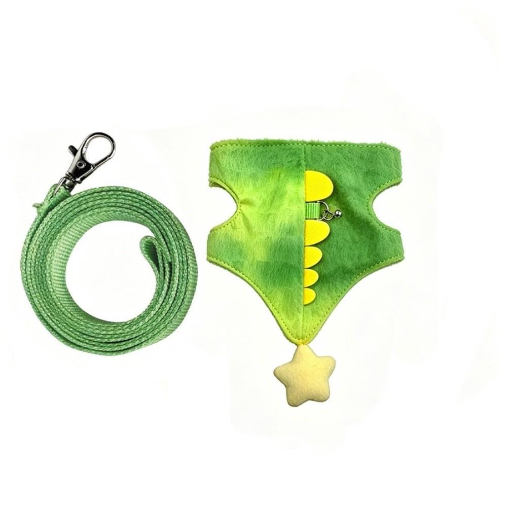 Adjustable Small Pet Harness Leash Cartoon Guinea Pig Safety Vest For Mice Guinea Pig Kittens
