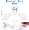 2Pcs Book Clips, Book Weight Page Holder, Transparent Book Clips To Hold Book Open Portable Reading Book Page Holders for Office