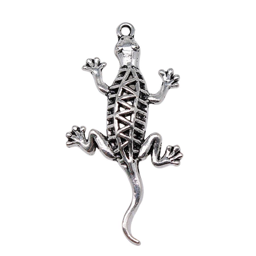 Frogs Insects Charms Vintage Alloy Pendants For Reptile Themed Jewelry