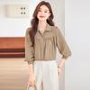 Women's Chiffon Long Sleeve Blouse