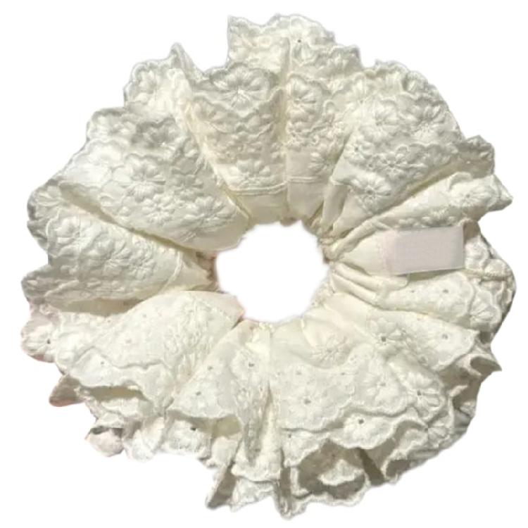 Scrunchies Blue Lacework Multi Layer Hair Tie Hair Rope Scrunchies Costume