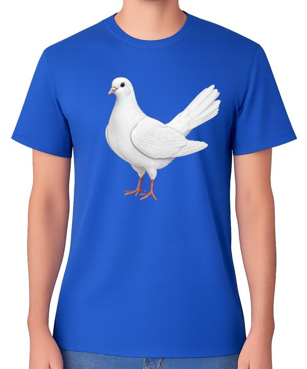 

Gorgeous White Dove Bird Illustration Peace Symbol T-Shirt Unisex Tee S разноцветный