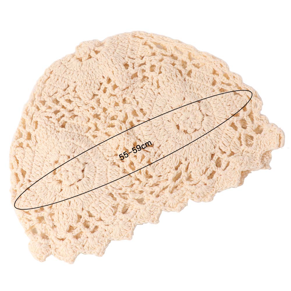 Bohemian Style Beanies Hat Thin Hollow Out Knitted Hat Retro Weave Cap  Spring and Summer