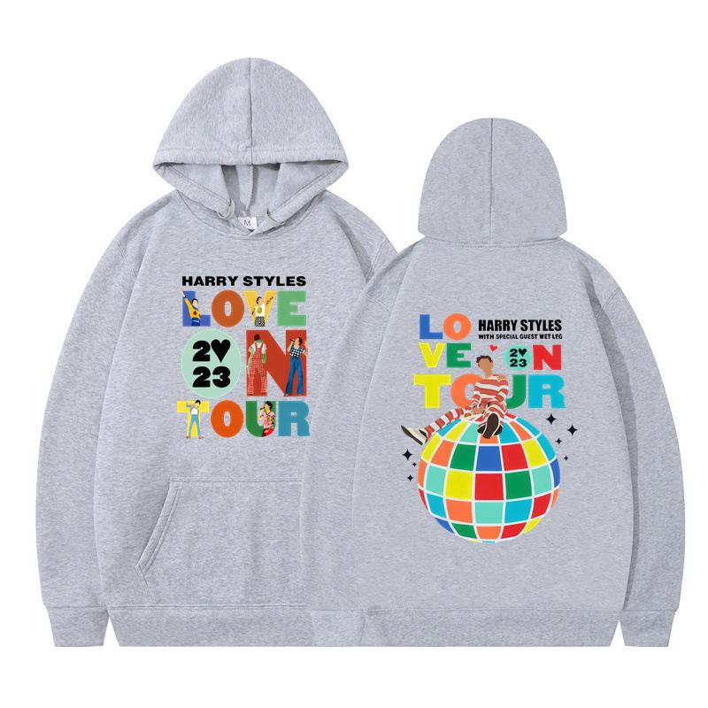 New HARRY STYLES Men's and Women's Peripheral Casual Loose Hooded Sweater