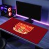 Tappetino Mouse Scudo Arsenal Football Club, Base in Gomma, Tappetino Mouse per Giocatori e Uso Ufficio, Scrivania da Gioco, Tappetino Facile da Pulire Regali di Natale per Fan