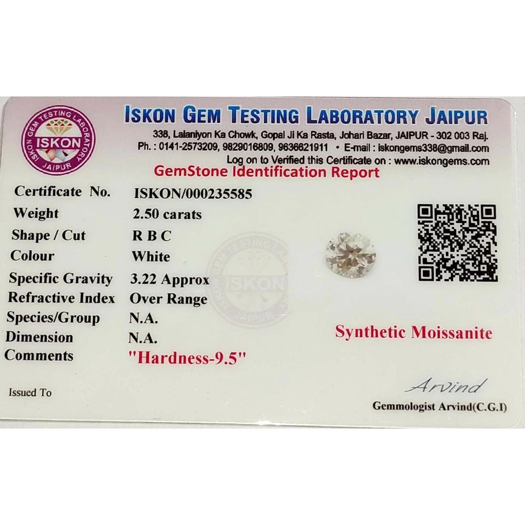 Round Shape VVS1 Moissanite 12 ct Loose Gemstone Synthetic Diamond for Jewelry Making and Crafts